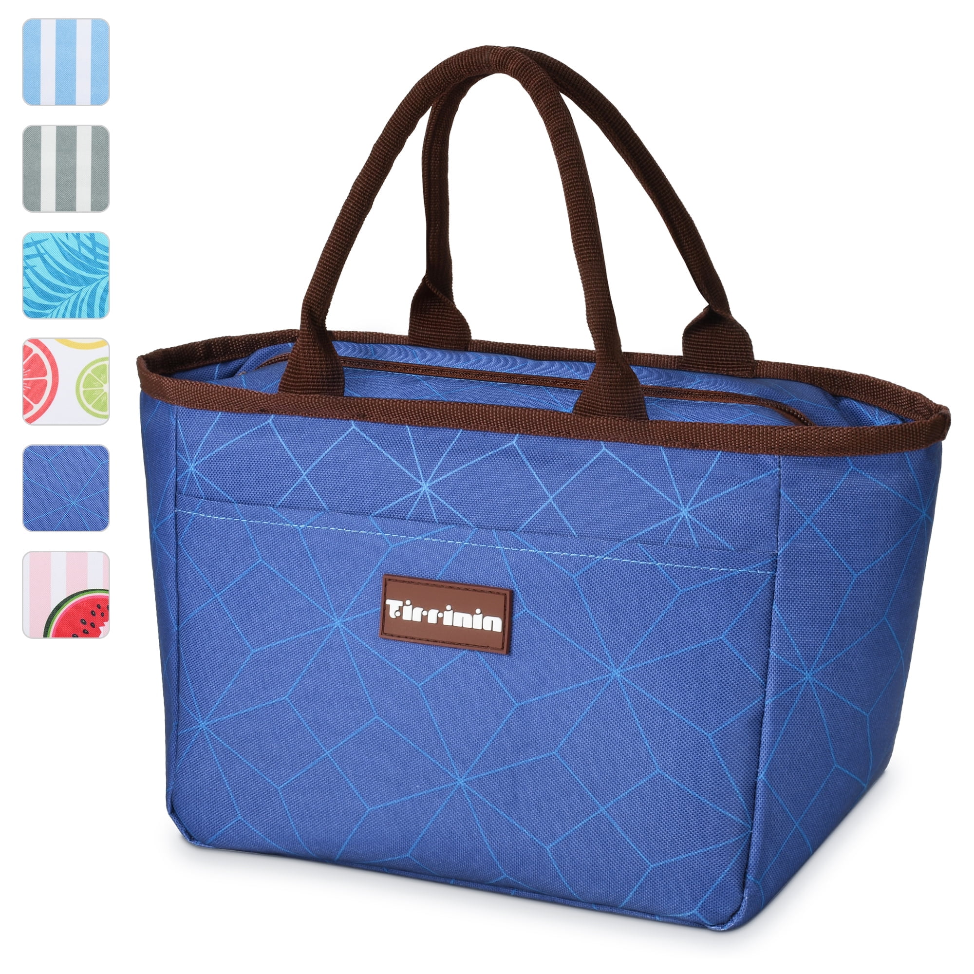 Tirrinia Lunch Bags for Women Men, Cute Insulated Lunch Tote Bag