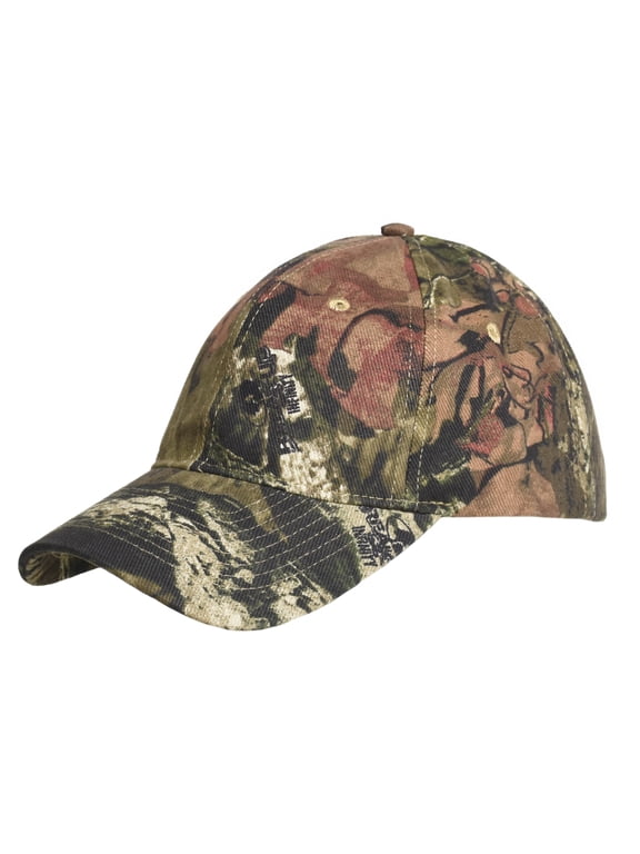 Men's Trout Ventilate Mesh Fish Embroidery Cap Fishing Hat Navy Blue