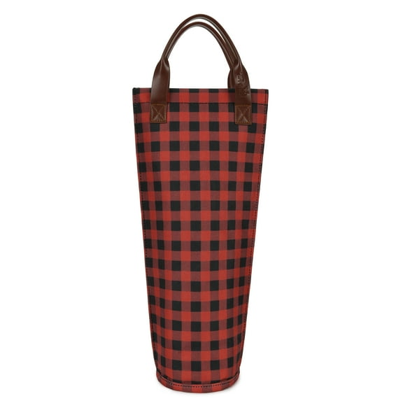 Tirrinia Polyester Leakproof Insulated Wine Tote Cooler Bag,Wine Carrier,Champagne Carrier Bag,Portable Waterproof Wine Bag