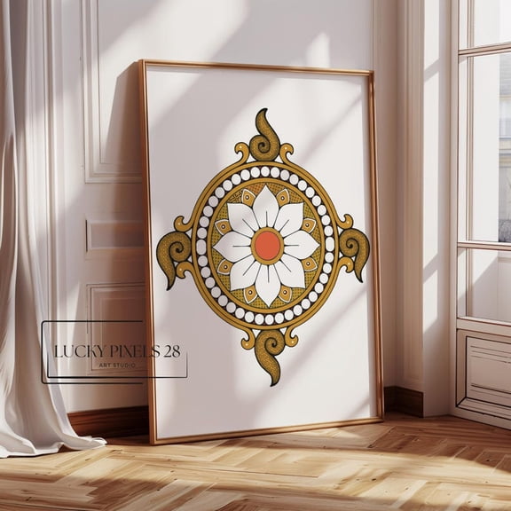 Tirumala Tirupati Venkateshwara Swamy Tilak Art - Hindu Deity Spiritual Poster 16x24 UNFRAMDE