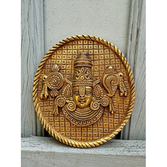 NamasteHimalayas Tirupati Balaji Wall Hanging Venkateswara Idol for Wealth, Devotion & Home Temple Decor