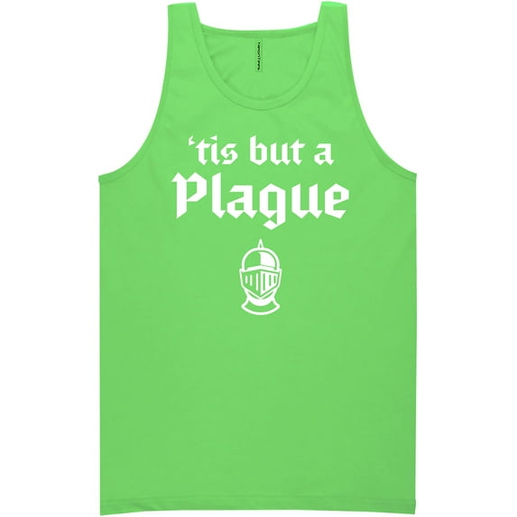 'Tis But A Plague Neon Tank Top