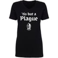 thumbnail image 1 of 'Tis But A Plague Womens V-Neck T-Shirt, 1 of 2