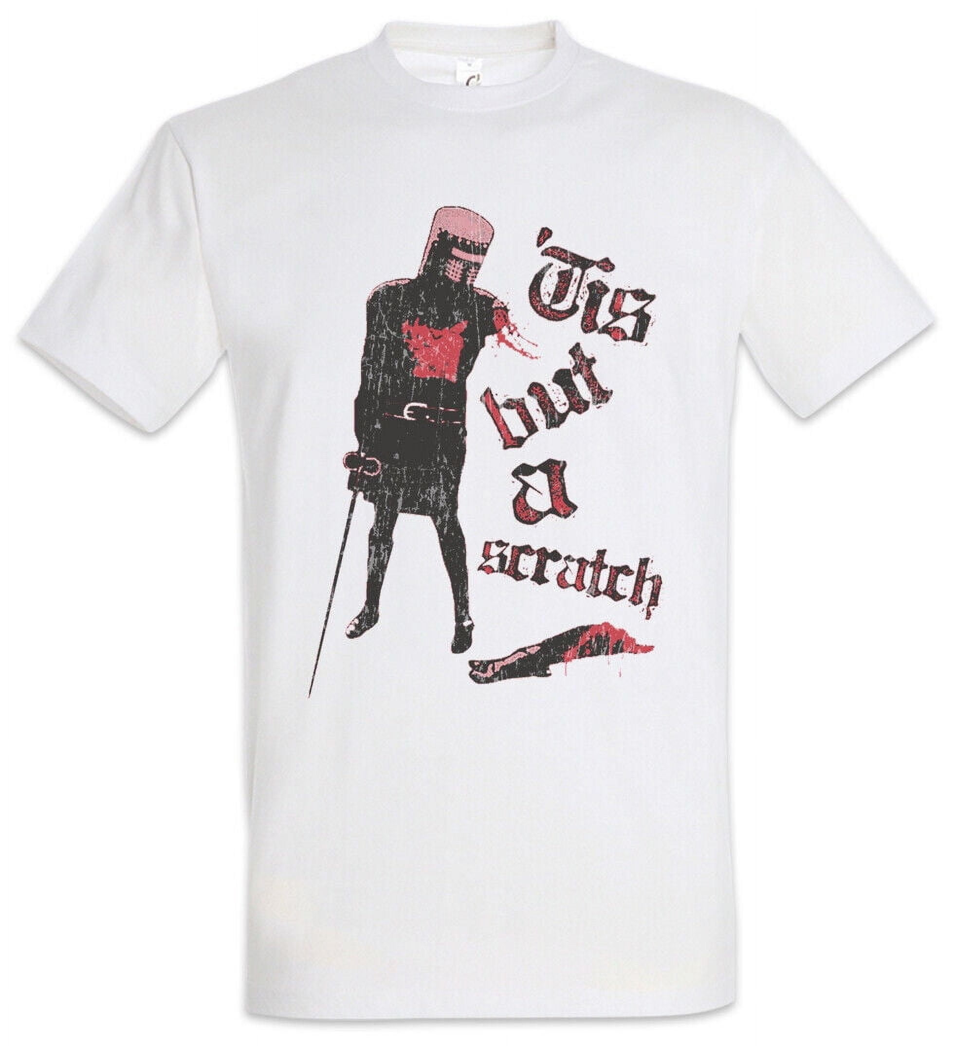 Tis But A Scratch T-Shirt Monty Fun TV Python Black and the holy Kinght ...