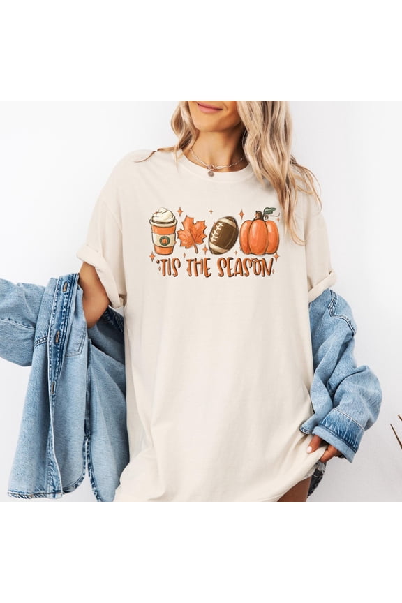 Tis Season Fall Football Gamer T-Shirt