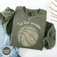 thumbnail image 1 of Tis the Season Sweatshirt, Leopard Basketball Sweater, Retro Basketball Game Day Sweater, Sports Mama s, Basketball Lover S04670, F2374 Sweatshirt All Size S-5XL, 1 of 5