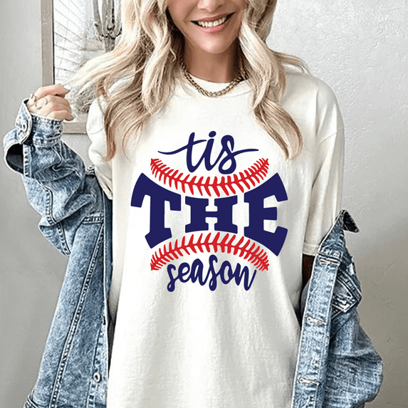 Tis The Season Baseball Graphic Tee