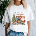 thumbnail image 1 of Tis The Season Cute Christmas Tree Santa Claus, Retro Christmas Shirt, Xmas TShirt, Cute Santa Claus Holiday, Merry Christmas Gift, 1 of 5