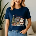 thumbnail image 1 of Tis The Season Cute Christmas Tree Santa Claus, Retro Christmas Shirt, Xmas TShirt, Cute Santa Claus Holiday, Merry Christmas Gift, 1 of 5