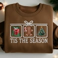 thumbnail image 1 of Tis The Season Embroidered Sweatshirt, Christmas Tis The Season Sweatshirt, Merry Christmas Shirt, Christmas Sweatshirt, Cute Winter Hoodie, 1 of 5