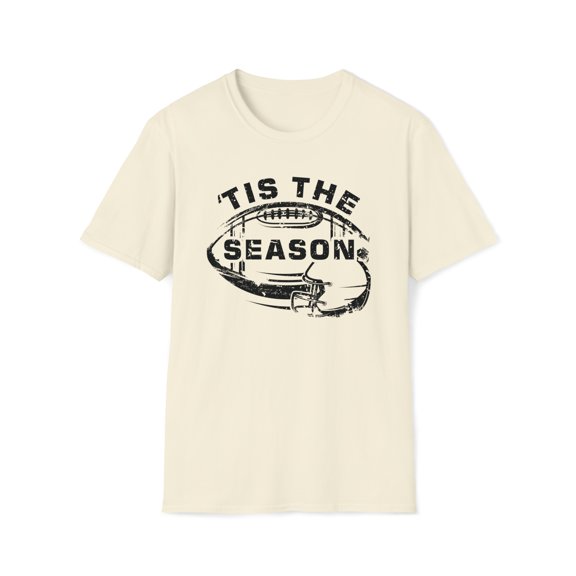Tis The Season Football, Gildan Unisex Softstyle Shirt, Graphic Tee, S-3XL