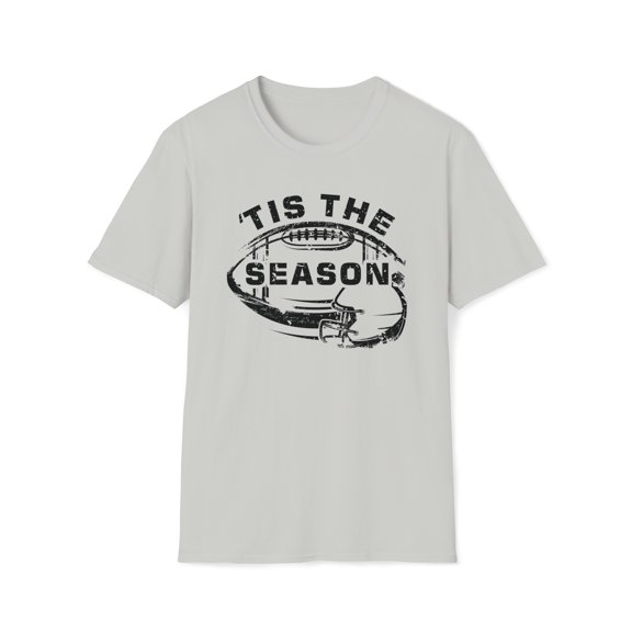 Tis The Season Football, Gildan Unisex Softstyle Shirt, Graphic Tee, S-3XL