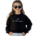thumbnail image 1 of Tis The Season Football Sweatshirt for Women, Teens & Youth Trendy Game Day Sweater Black Sweatshirt Youth Medium, 1 of 5