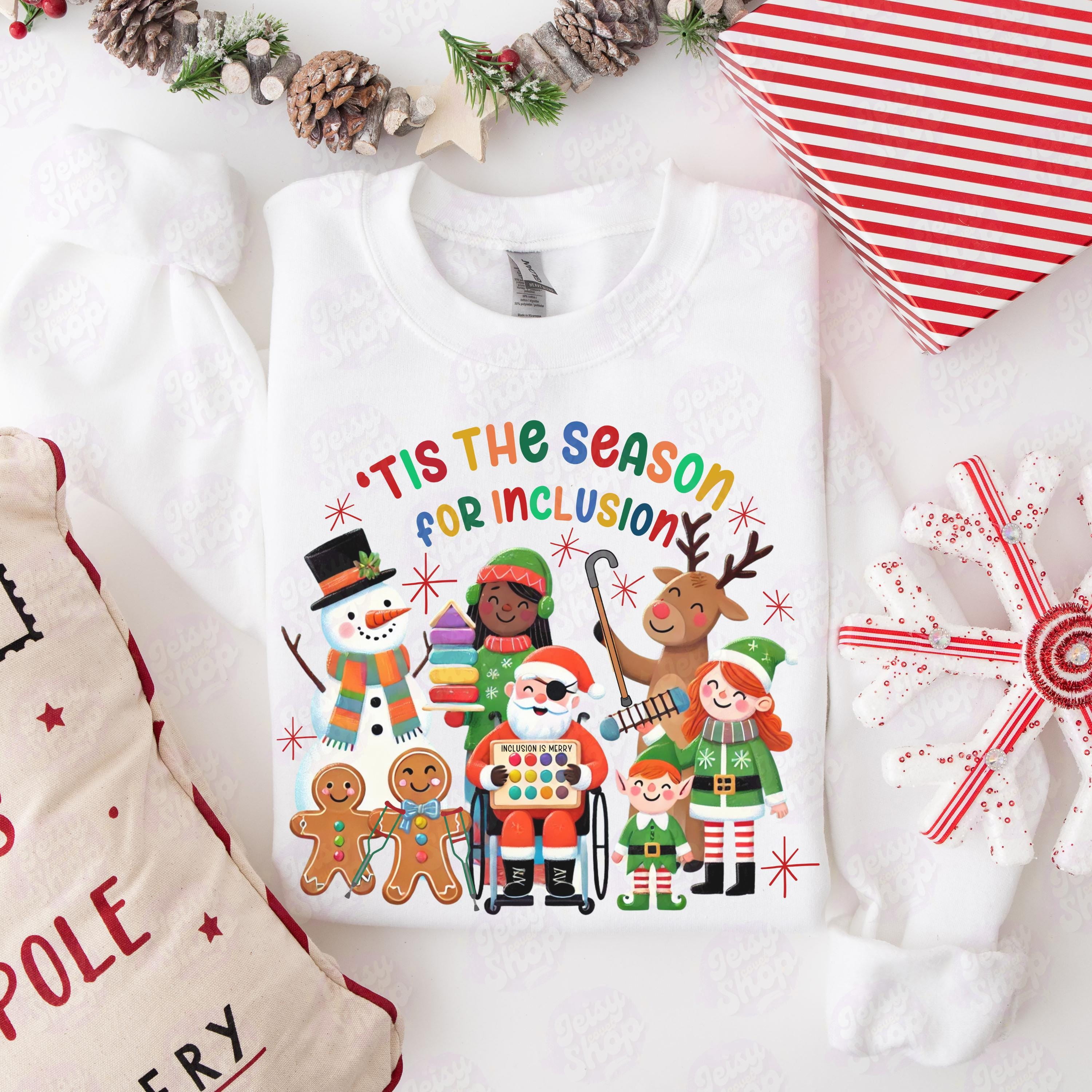 Tis The Season For Inclusion Shirt, Sped Teacher Christmas Holiday