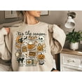 thumbnail image 1 of Tis The Season Halloween Sweatshirt, Fall Sweatshirt, Pumpkin Spice Shirt, Halloween Shirts, Spooky Halloween Sweater, Halloween Gifts, 1 of 5