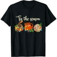 thumbnail image 1 of Tis The Season Mexican Christmas Cafecito Concha Xmas Lights T-Shirt, 1 of 3