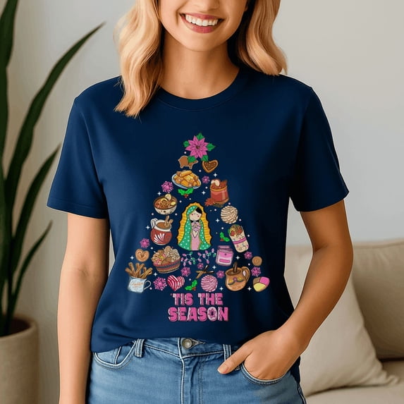 Tis The Season Mexican Christmas Feliz Navidad Xmas Mexican, Retro Christmas Shirt, Xmas TShirt, Cute Santa Claus Holiday, Merry Christmas Gift