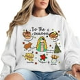 thumbnail image 1 of Tis The Season Mexican Christmas Sweatshirt – Virgen De Guadalupe Holiday Sweater, Virgencita Merry Christmas Top, Feliz Navidad Gift for Men & Women, 1 of 7