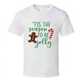 thumbnail image 1 of Tis The Season To Be Jolly Candy Cane Christmas Tee Holiday Tshirt Great Yuletide T Shirt, 1 of 1