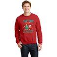 thumbnail image 1 of Tis The Season Tree Funny Hot Chocolate Cocoa Retro Christmas Graphic SW9486 Unisex Sweatshirt, Up to Size 5XL, 1 of 2