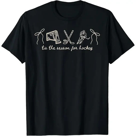Tis The Season for Hockey Game Day Sports Lover T-Shirt