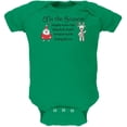 thumbnail image 1 of Tis the Season Fireplace Fuzzy Socks Hot Cocoa Soft Baby One Piece Kelly Green 12-18 M, 1 of 1