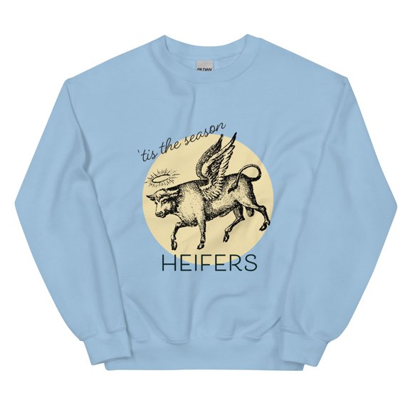 'Tis the Season Heifers Unisex Holiday Sweatshirt