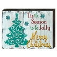 thumbnail image 1 of Tis the Season Quote Holiday Art on Board Wall Decor, 1 of 1