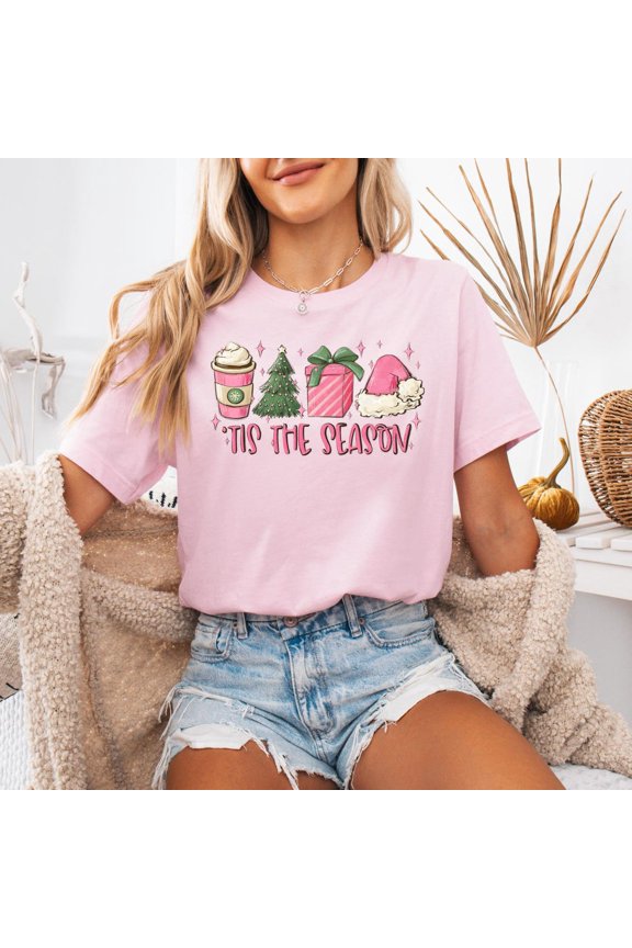 Tis the Season Shirt, Coffee Shirt, Crewneck Festive Tshirt , idea Tshirt All Size S-5XL