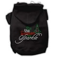 thumbnail image 1 of Christmas Pet, Dog  Cat Hoodie Rhinestone, "Tis The Season To Sparkle", 1 of 10