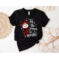 thumbnail image 1 of ’Tis the Season to Sparkle T-Shirt | Cute Snowman Christmas Graphic Tee, 1 of 4