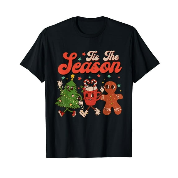 Tis the season Christmas Tree Gingerbread Cookie Coffee T-Shirt