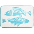 thumbnail image 1 of Tisa Fish Shower Curtain, Bath Rug, Hand Towels, Valance, or Hooks, 1 of 8