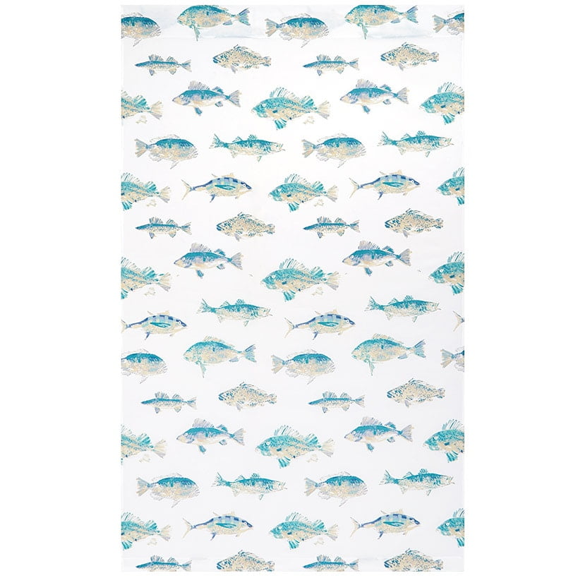 The Lakeside Collection Tisa Fish Window Panels - 50" x 63"