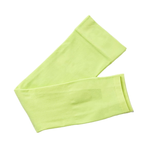 Tisoloow Arm Sleeves UV Sun Protection Cooling UPF 50+ for Men Women Sunblock Cycling, Golf, Outdoor Sports Fluorescent Green One Size