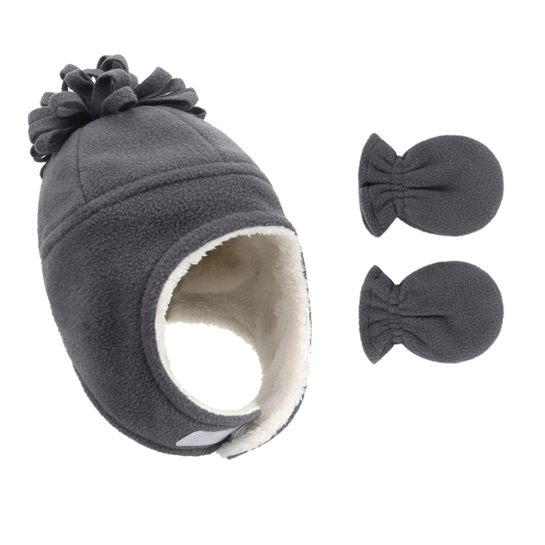 Turkish Style Winter Cap Grey For Baby Size 0 to 6 Months main image 1