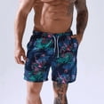 thumbnail image 1 of Tisoloow Mens Swim Trunks Quick Dry Swim Bathing Suits Beach Board Shorts with Mesh Lining and Pockets Bathing Suits Dragon XX-Large, 1 of 11