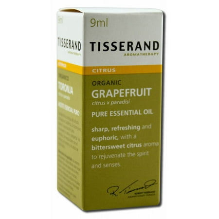 Tisserand Grapefruit Organic Essential Oil 0.32 oz (9ml) EssOil