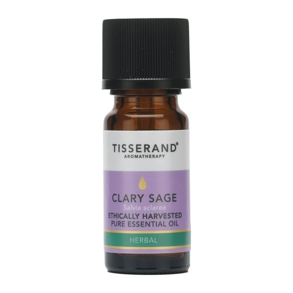 Tisserand Ethically Harvested Pure Essential Oil, Clary Sage, 0.3 oz
