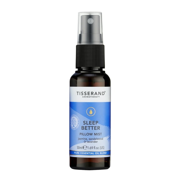 Tisserand Pillow Mist, Essential Oil Pillow Spray, Sleep Better, 1.69 oz