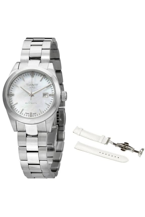 Automatic Diamond White Mother of Pearl Dial Ladies Watch T132.007.11.116.00