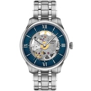 Tissot Mens Chemin Des Tourelles Skeleton Blue Dial Watch - T1398361104800