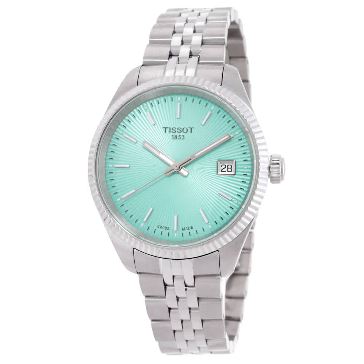 NWT Tissot Ballade Quartz Silver Dial Ladies Watch Tissot Ballade Quartz 34mm Silver Dial Women main image 2