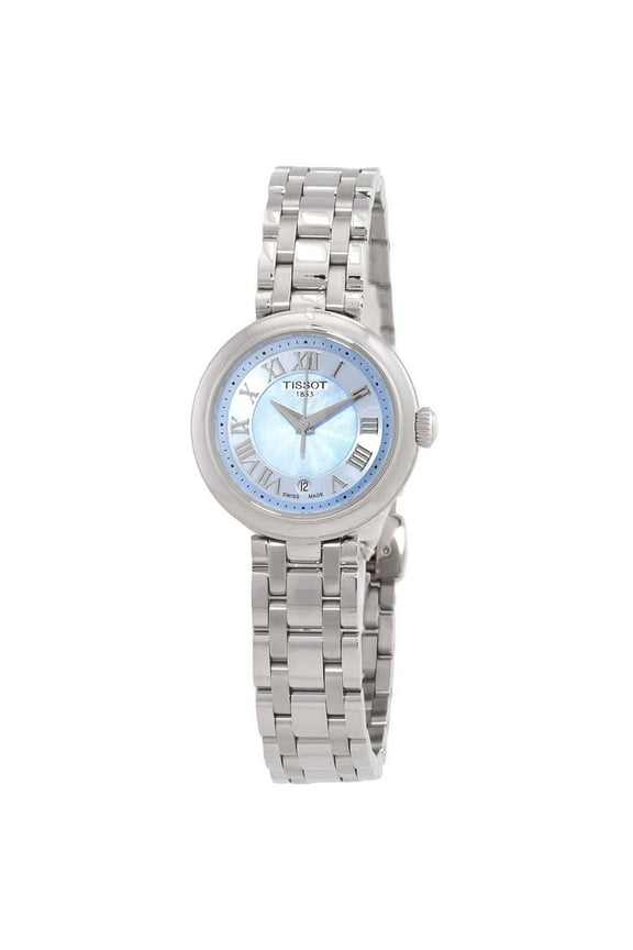 Bellissima Small Lady Quartz Blue Mother of Pearl Dial Watch T1260101113300