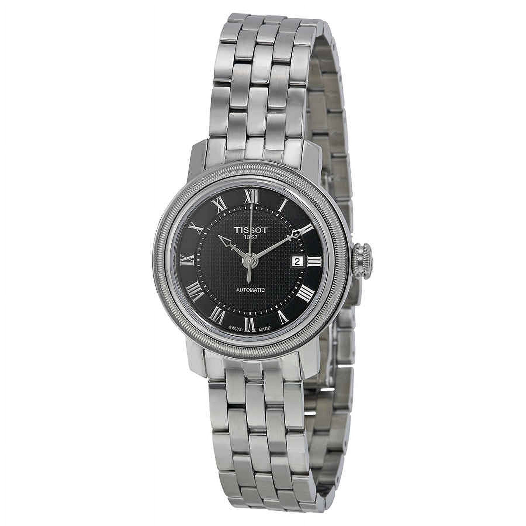Tissot bridgeport automatic black dial men's watch t0974071605300 sale