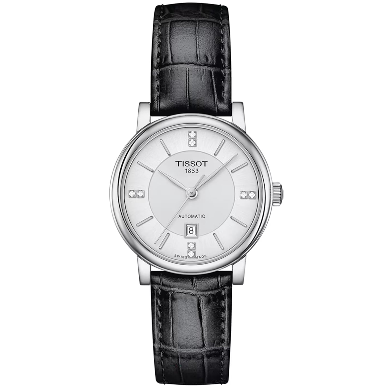NWT Tissot Carson Automatic Silver Dial Ladies Watch Tissot Carson Women main image 2