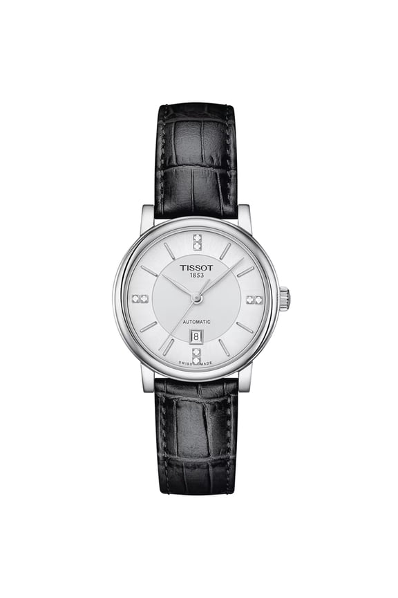 Women's Carson Premium Automatic Silver Dial Watch - T1222071603601