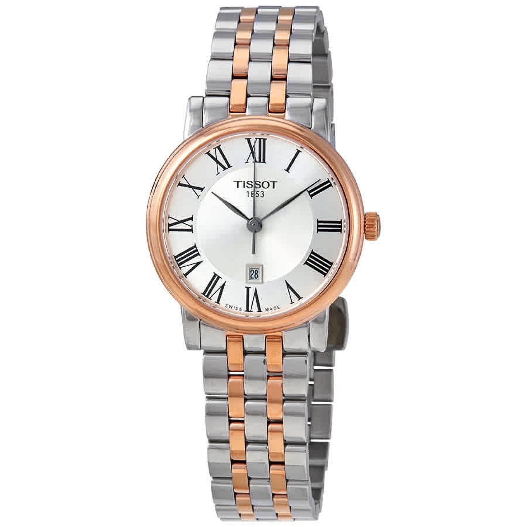 Tissot Silver Stainless Steel Women\'s Automatic Watch- Carson Tissot Carson Women main image 3