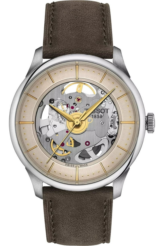 Chemin Des Tourelles Skeleton Automatic Men's Watch T1398361626100