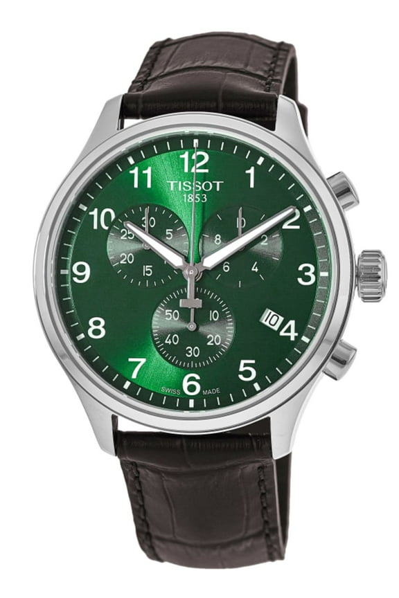 Chrono XL Classic Quartz Green Dial Men's Watch T1166171609200